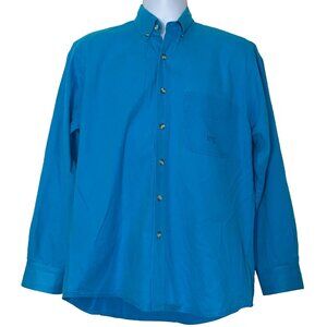 Rods Shirt Mens Size Medium Long Sleeve Button Down Denim Western